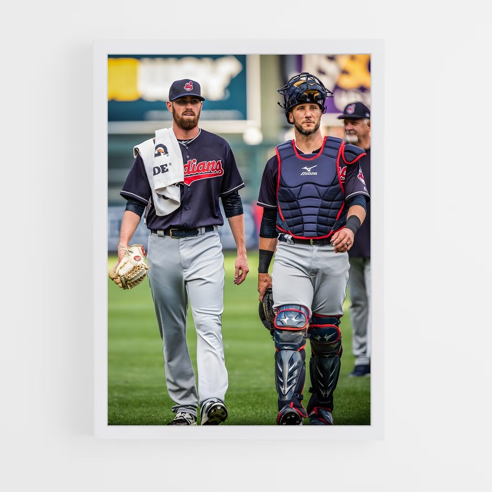 Poster Shane bieber – affiche Baseball (vue 3)